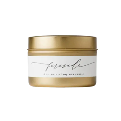 Fireside: Tin Soy Candle
